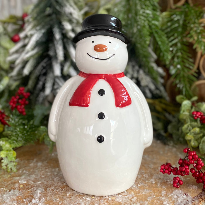 Large Ceramic Snowman — Lovely Libby's