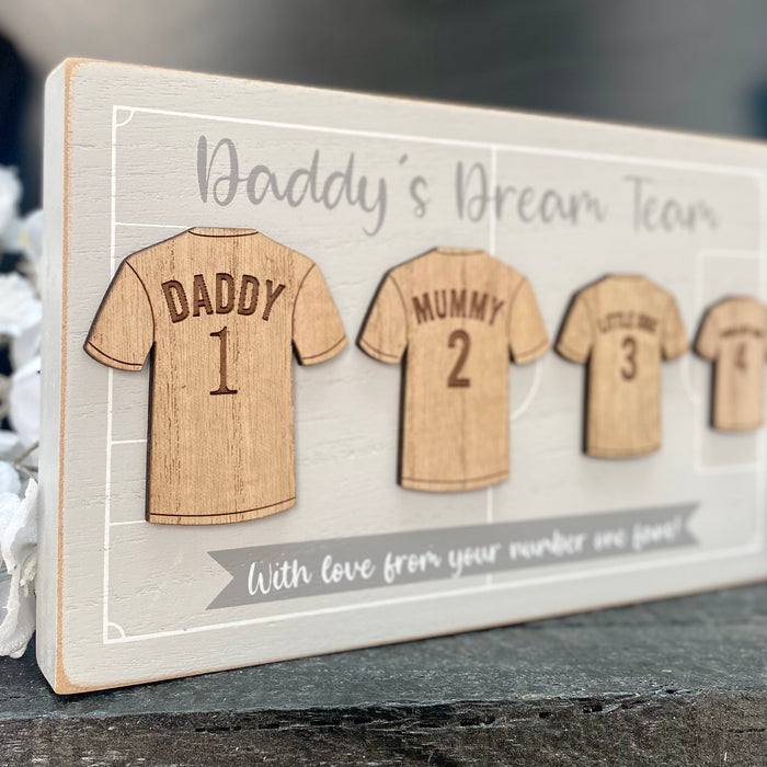 Daddy's Dream Team - Family of 4