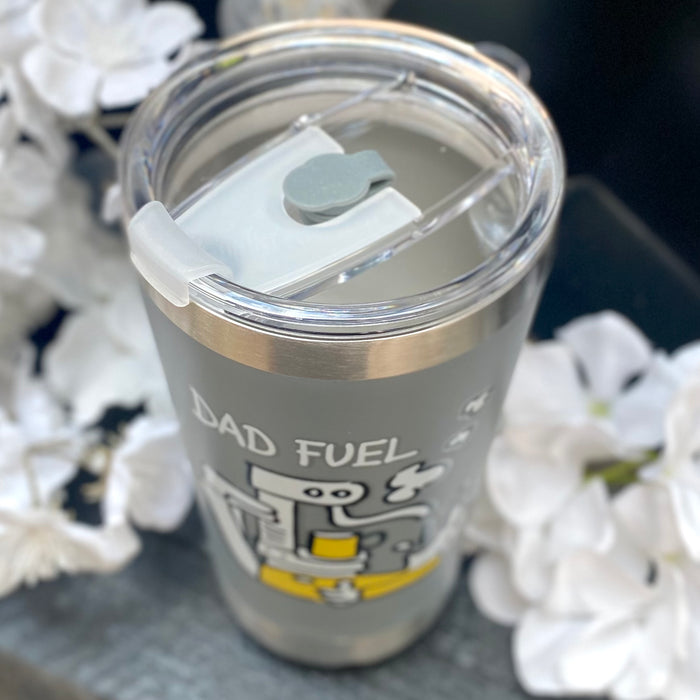 "Dad's Fuel" Stainless Steel Travel Mug by Chaps Stuff