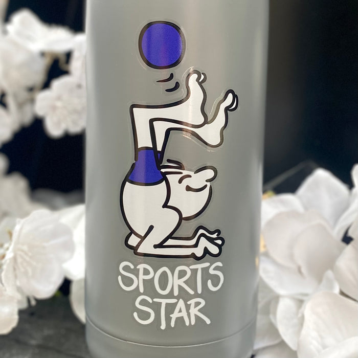 "Sports Star" Stainless Steel Water Bottle by Chaps Stuff