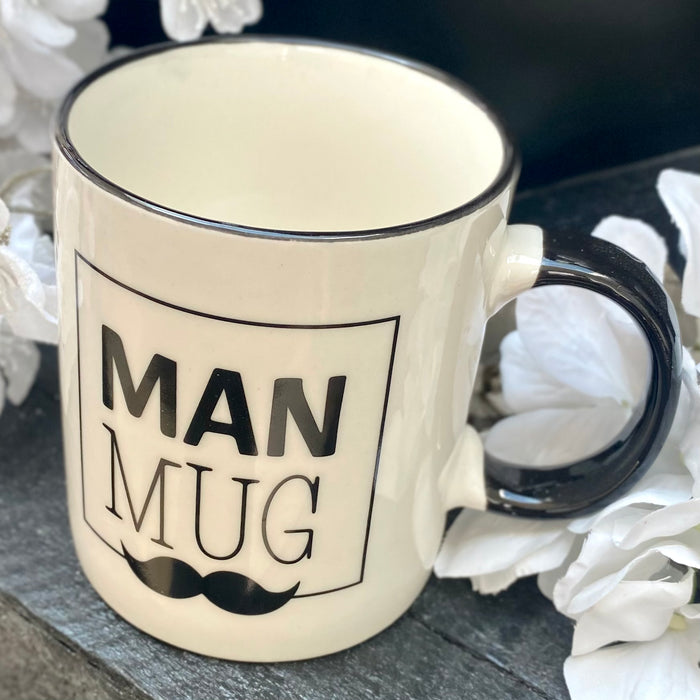 "Man Mug" Moustache Mug