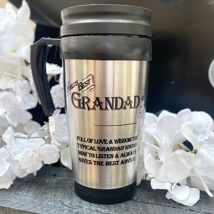 "World's Best Grandad" Travel Mug