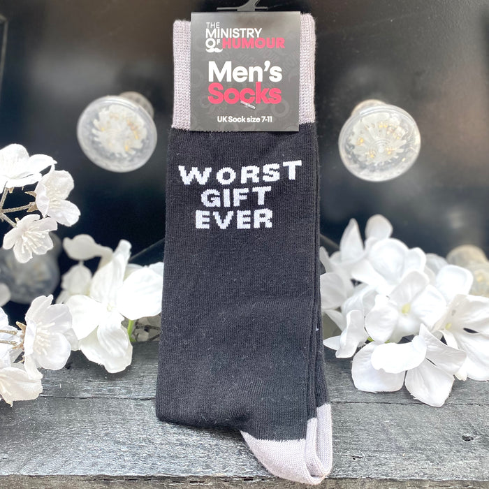 "Worst Gift Ever" Socks