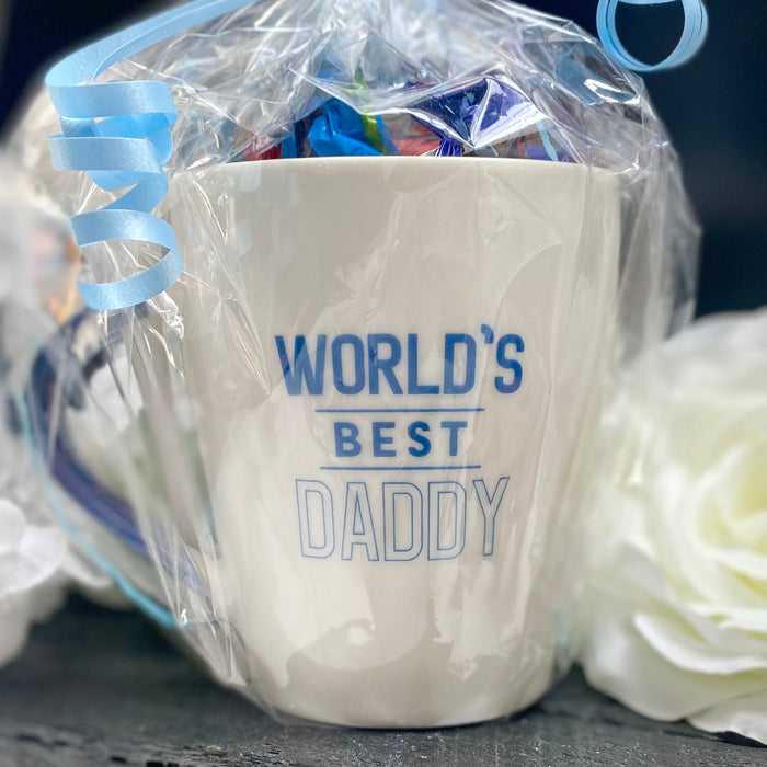 World's Best Daddy Mug & Spoon Set with Chocolates
