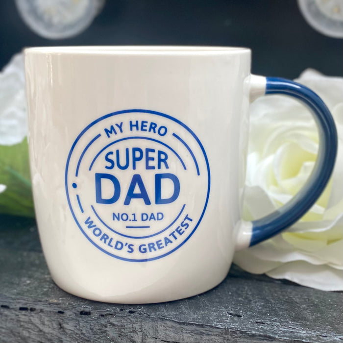 Super Dad Mug with Chocolates