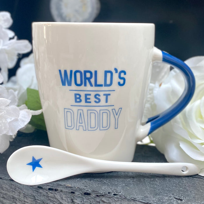 World's Best Daddy Mug & Spoon