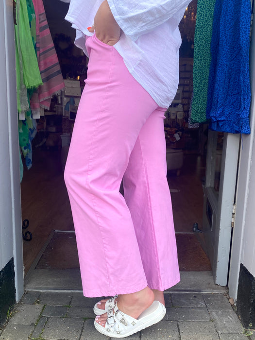 Wide Leg Magic Trousers - Pink