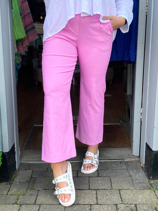 Wide Leg Magic Trousers - Pink