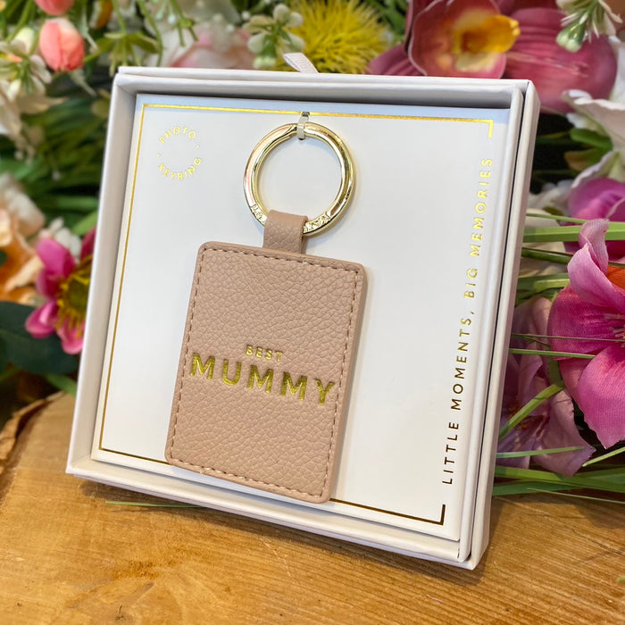 "Best Mummy" Beautifully Boxed Photo Keyring by Katie Loxton