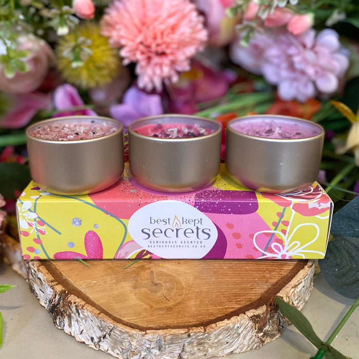 Blooming Lovely Trio Candle Gift Set by Best Kept Secrets