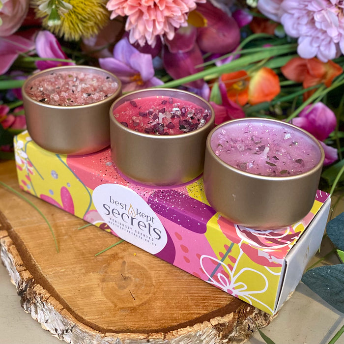 Blooming Lovely Trio Candle Gift Set by Best Kept Secrets