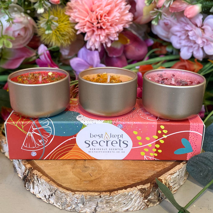 Happy Hour Trio Candle Gift Set by Best Kept Secrets