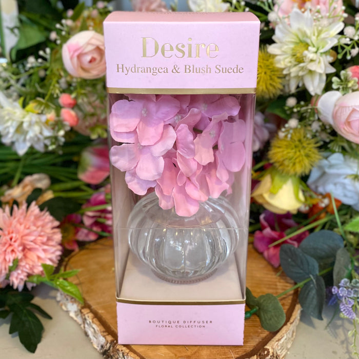 Hydrangea & Blush Suede Boutique Diffuser