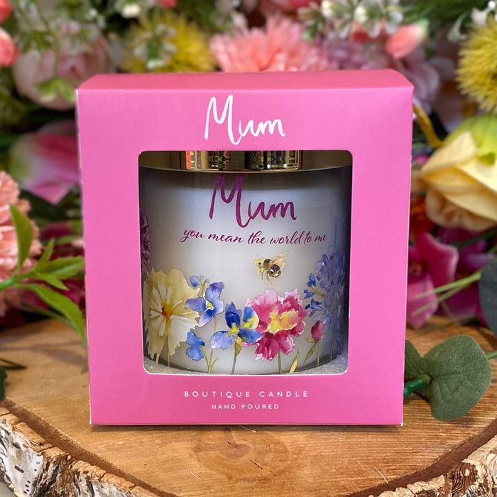 Peony & Blush Suede Mum Boutique Candle