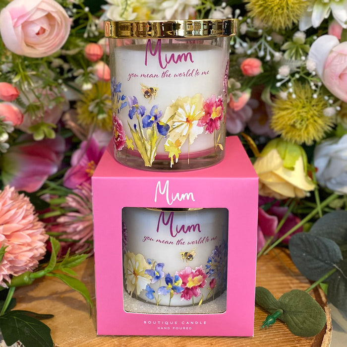 Peony & Blush Suede Mum Boutique Candle