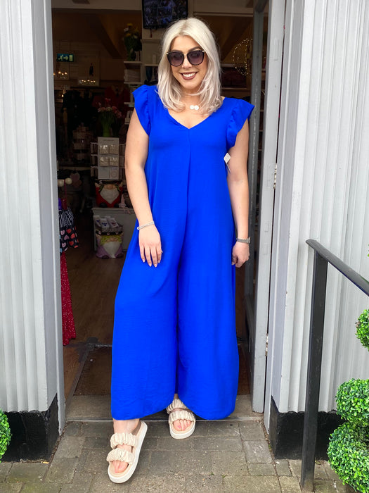 The April Jumpsuit - Cobalt Blue