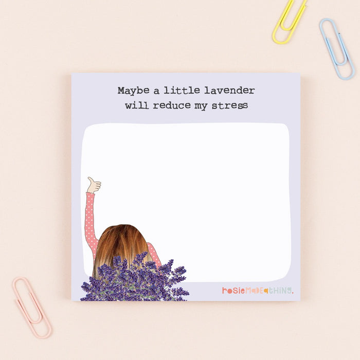 Lavender Mini Jots Pad by Rosie Made a Thing