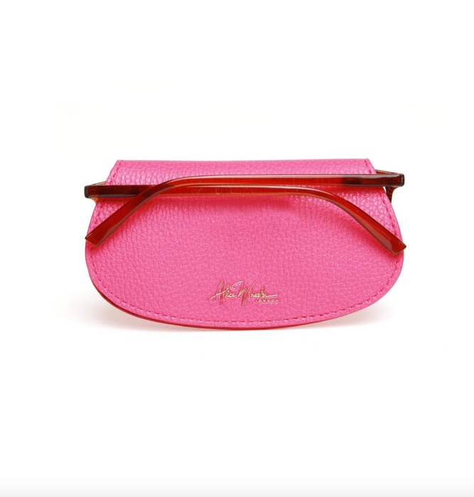 Hot Pink Glasses Case by Alice Wheeler