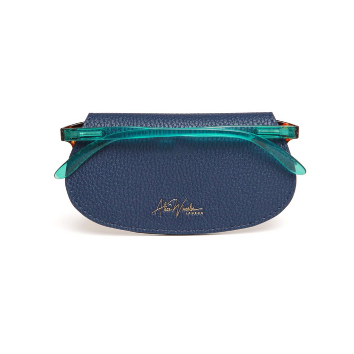 Navy Glasses Case by Alice Wheeler