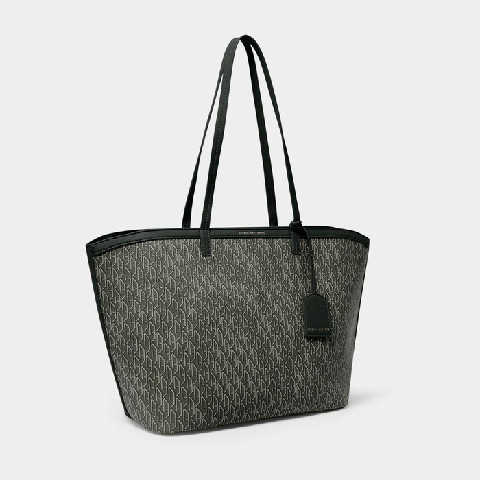 Black Signature Tote Bag by Katie Loxton