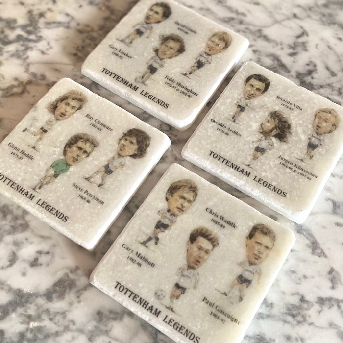 Tottenham Legends - Marble Coaster Set