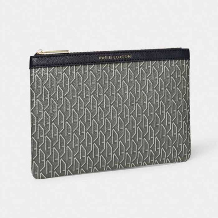 Black Signature Pouch by Katie Loxton