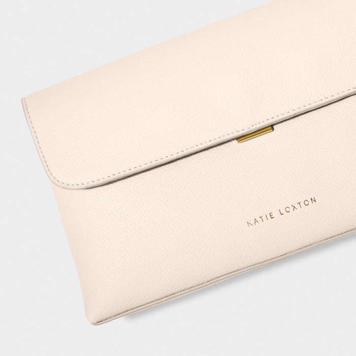 Eggshell Demi Clutch Bag by Katie Loxton