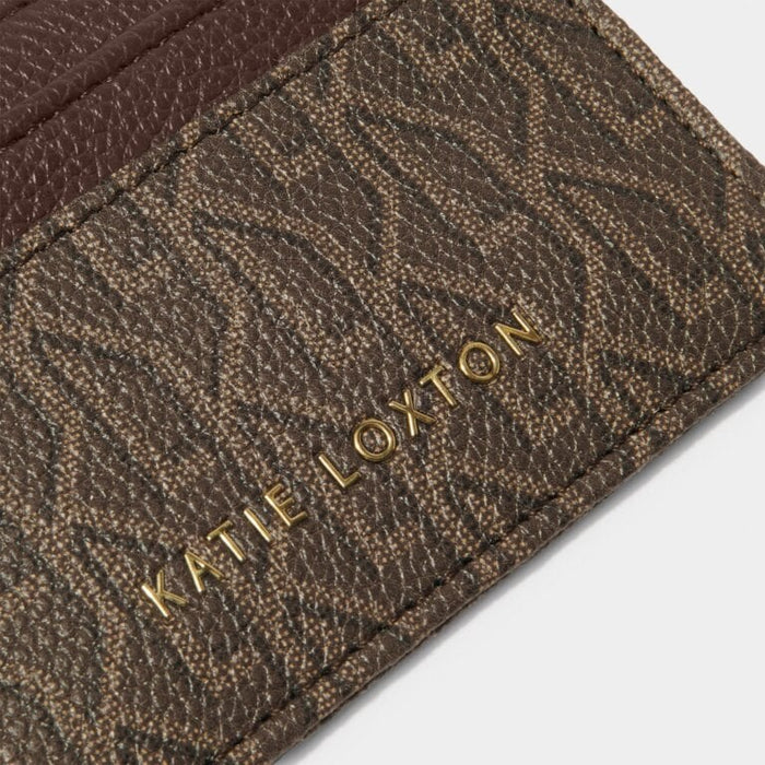 Chocolate Signature Card Holder by Katie Loxton