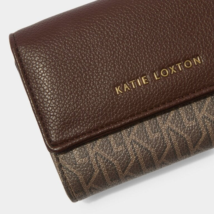 Chocolate Signature Purse by Katie Loxton