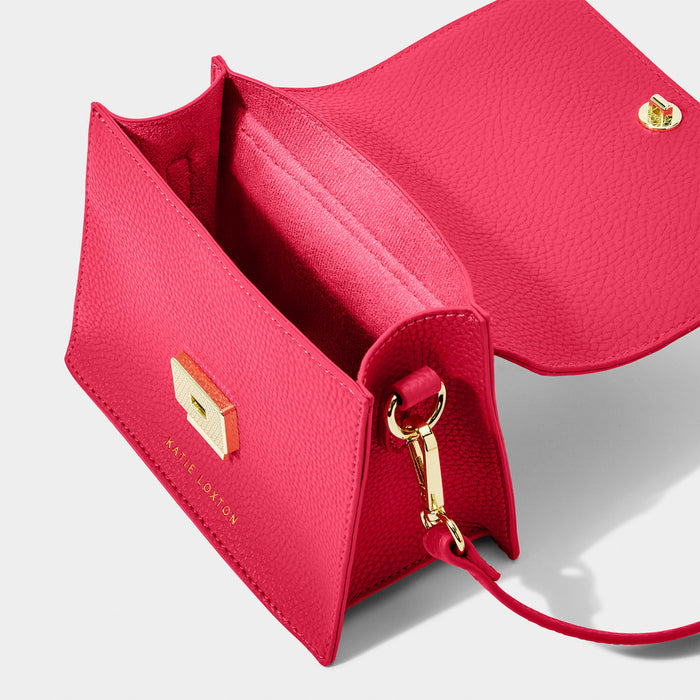 Fuchsia Mini Orla Divided Crossbody by Katie Loxton