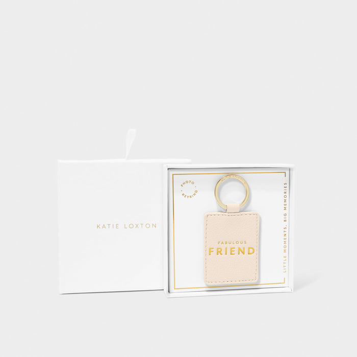 "Fabulous Friend" Beautifully Boxed Photo Keyring by Katie Loxton