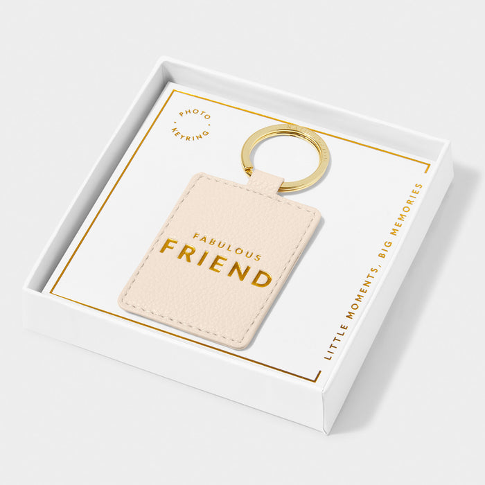 "Fabulous Friend" Beautifully Boxed Photo Keyring by Katie Loxton