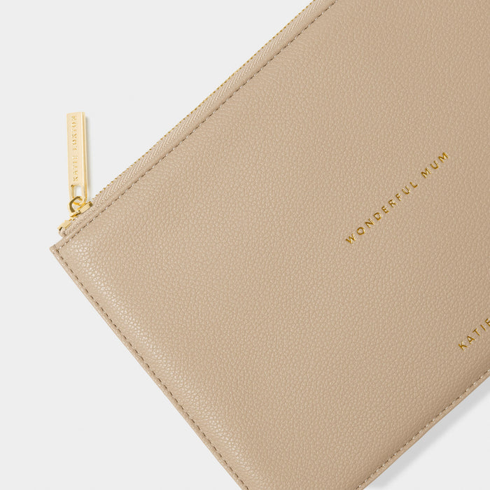 "Wonderful Mum" Sentiment Pouch by Katie Loxton