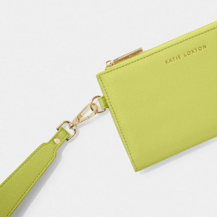 Lime Green Zana Wristlet Purse by Katie Loxton