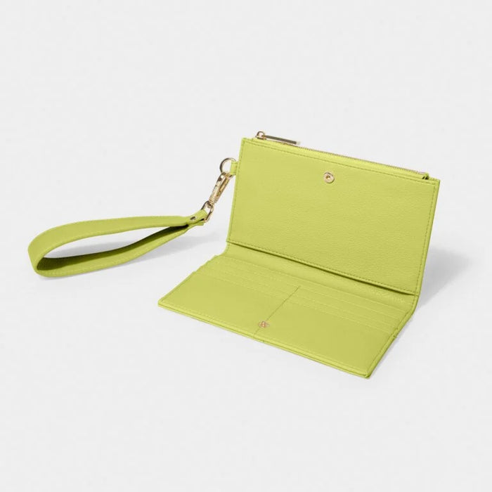 Lime Green Zana Wristlet Purse by Katie Loxton