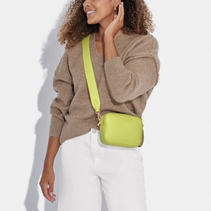 Lime Green Zana Mini Crossbody Bag by Katie Loxton