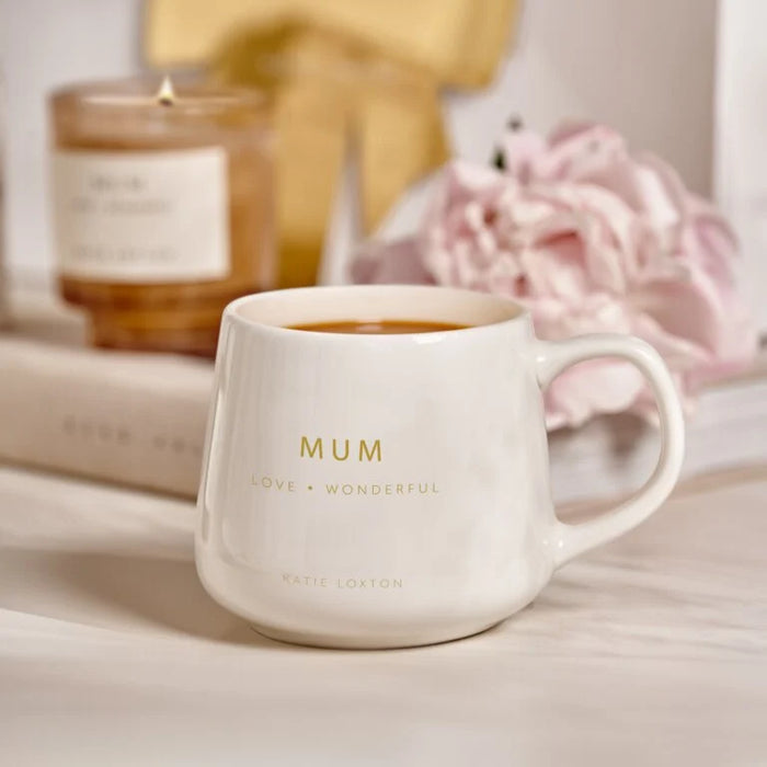 Porcelain "Mum" Mug by Katie Loxton