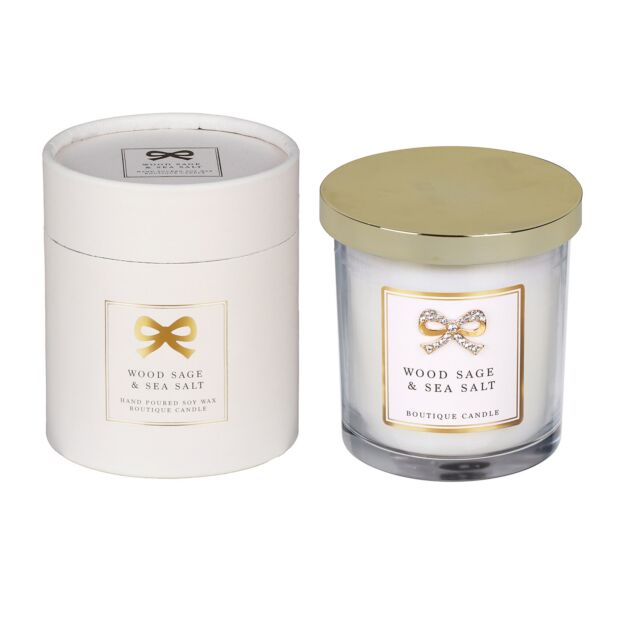 Wood Sage and Sea Salt Boutique Candle