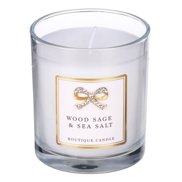 Wood Sage and Sea Salt Boutique Candle