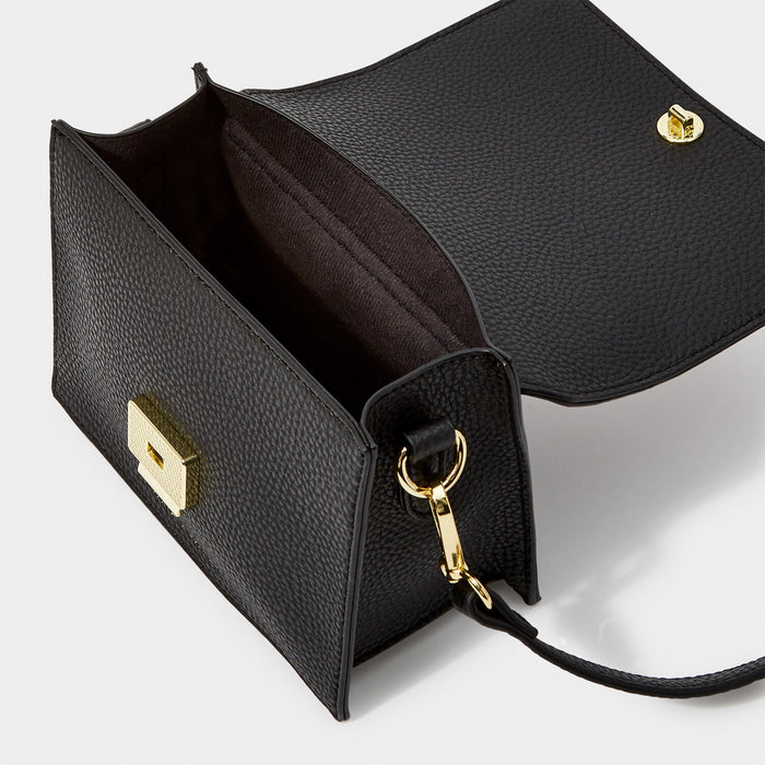 Black Mini Orla Divided Crossbody by Katie Loxton