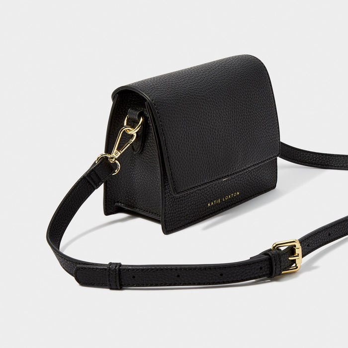 Black Mini Orla Divided Crossbody by Katie Loxton