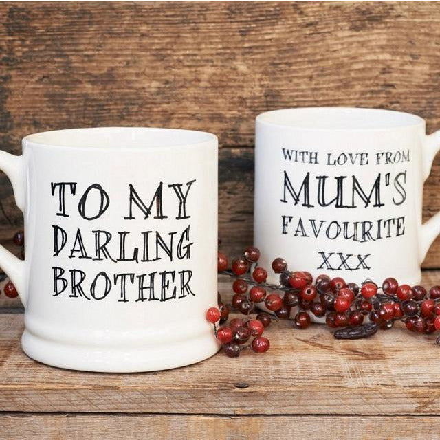 Darling Brother Mug - The Olive Branch & Lovely Libby's