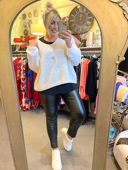 Mohair Jumper - Cream