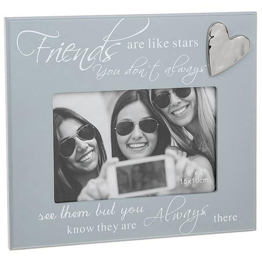 Grey Script Photo Frame 6x4 Friends - The Olive Branch & Lovely Libby's