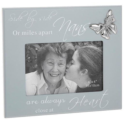 Grey Script Photo Frame 6x4 Nan - The Olive Branch & Lovely Libby's