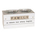 Family - Double Tea Light Holder - The Olive Branch & Lovely Libby's