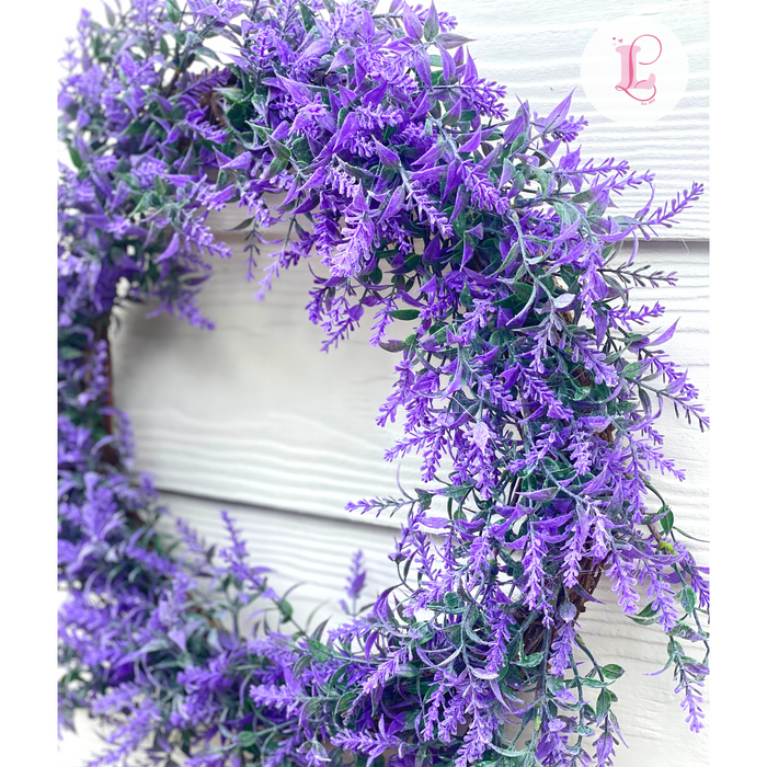 Everlasting Bouquets - Floral Wreath - Lavender Dream