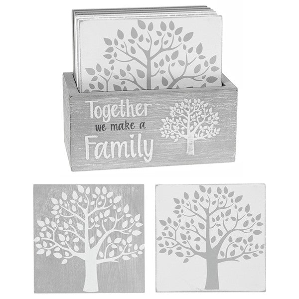 Tree Of Life Set of 6 Coasters - Family