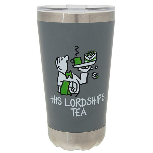 "His Lordship's Tea" Stainless Steel Travel Mug by Chaps Stuff