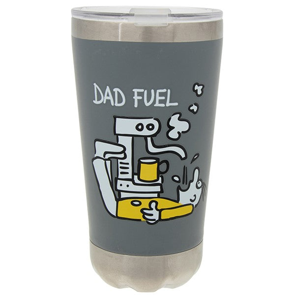 "Dad's Fuel" Stainless Steel Travel Mug by Chaps Stuff